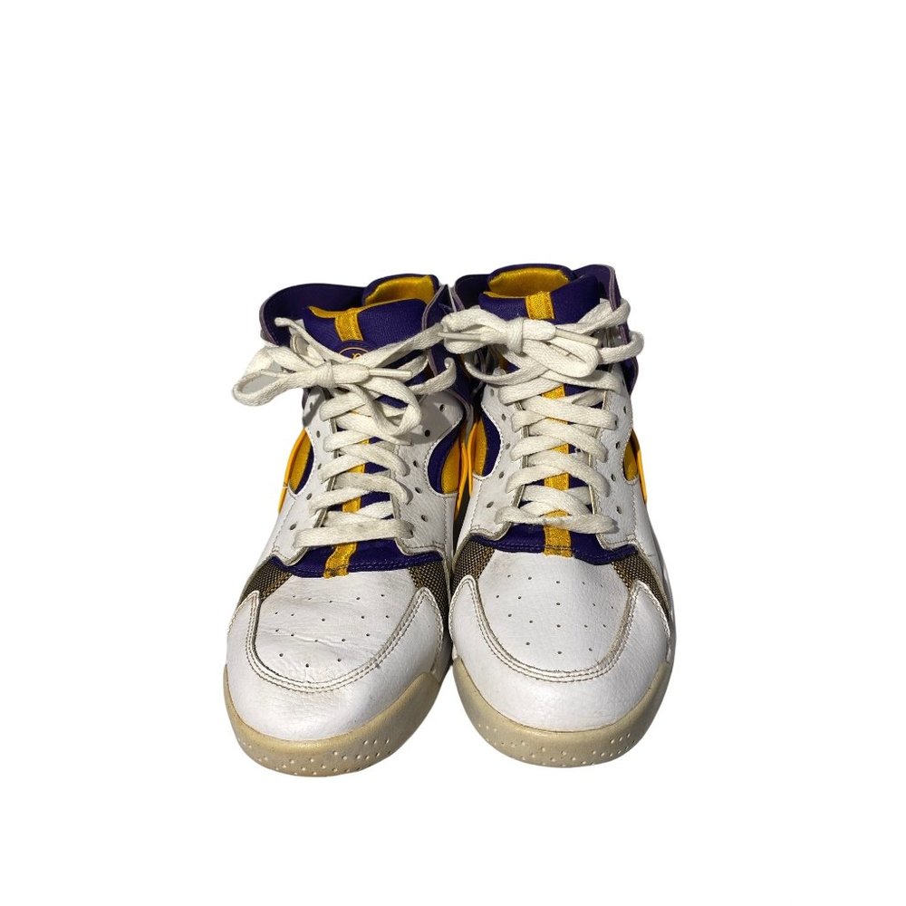 Nike Air Flight Huarache Shoes GS Lakers Kobe 705281-101 Sneaker Youth Kids 7Y